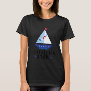 T-shirt Enfants Meilleur Godson Jamais Godchild Voilier