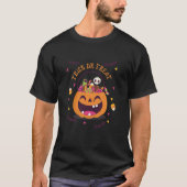 T-shirt Enfants Mets Halloween Citrouille Tri Ou Traiter H (Devant)