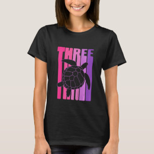 T-shirt Enfants mignonne 3e anniversaire Top I Tortoise I