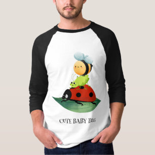 T-shirt Enfants mignonne Rouge coccinelle Abeille insecte