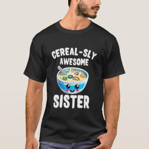 T-shirt Enfants Mignons Petit Frère ou Soeur Céréales  P