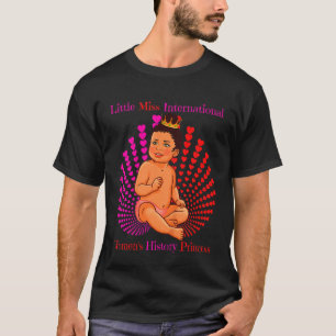 T-shirt Enfants Miss International Femmes Histoire Prin