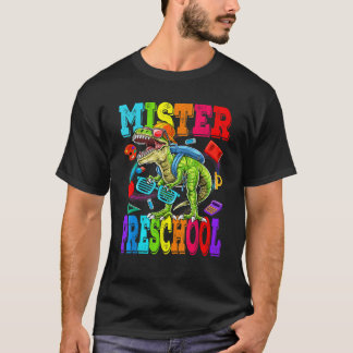 T-shirt Enfants Mister Préscolaire Dude Monster Truck Dino