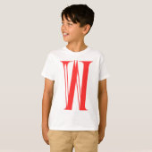 T-Shirt Enfants MM 'W' (Devant entier)