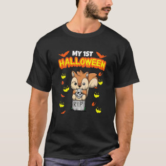 T-shirt Enfants Mon Premier Anniversaire Halloween Horribl