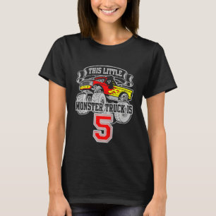 T-shirt Enfants Monster Camion 5e anniversaire Ce petit mo