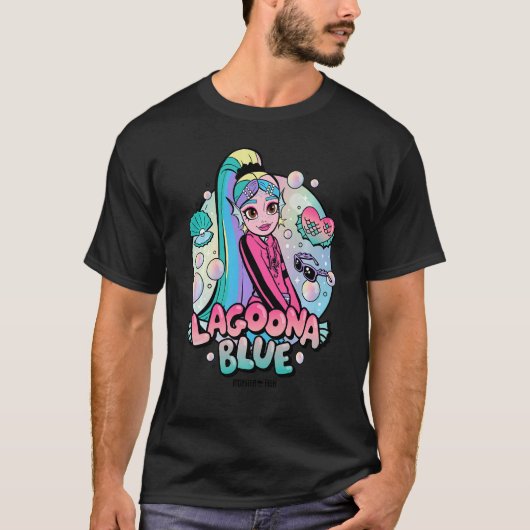 T-shirt Enfants Monster High Lagoona Blue Bubles (Devant)
