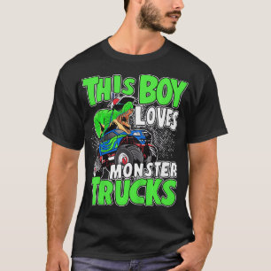 T-shirt Enfants Monster Truck Toddler Garçons Ce Garçon Ai