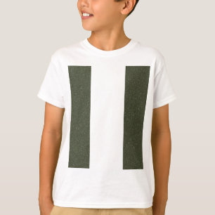 T-shirt Enfants Moss Green Twin Stripe