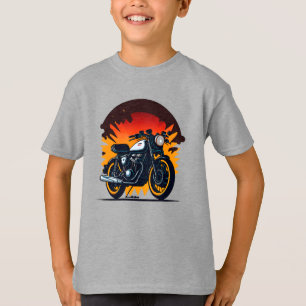 T-shirt Enfants motocyclistes Retro