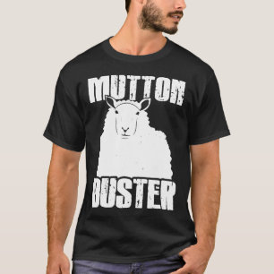 T-shirt Enfants Mutton Buster Sheep Busding Riding Rode Ri