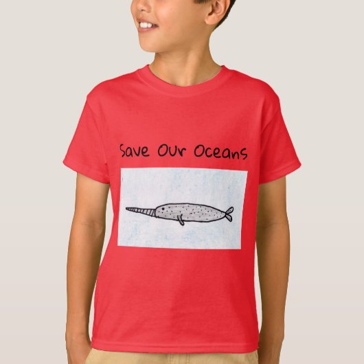 T-shirt Enfants Narwhal (Devant)