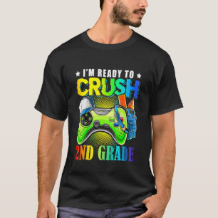 T-shirt Enfants niveau 2e année débloqué jeu sur 2e année