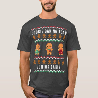 T-shirt Enfants Noël Cookie Baking Team Junior Baker