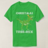 T-shirt Enfants Noël Dinosaure Arbre Rex Pyjamas Garçons N (Design devant)