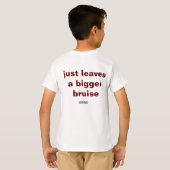T-shirt ENFANTS Nothin mou au sujet du base-ball (Dos entier)