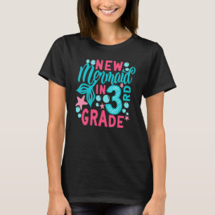 T-shirt Enfants Nouvelle Sirène En 3e Année Sirène Retour