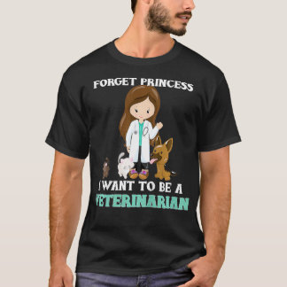 T-shirt Enfants Oubliez que je veux être un vétérinaire
