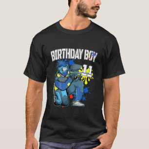 T-shirt Enfants Paintball Anniversaire Garçon 11 Annivers