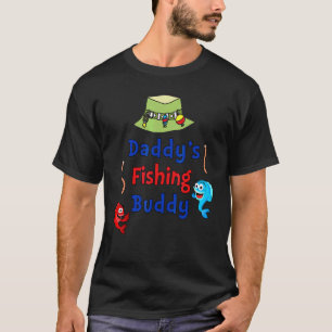 T-shirt Enfants papa's Fishing Buddy Young Fisherman