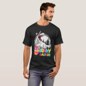 T-shirt Enfants Pâques Bunnysaurus Rex Cool Rex Pâques Din (Devant entier)