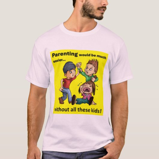 T-shirt Enfants parents (Devant)
