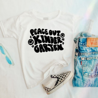 T-shirt Enfants Peace Out maternelle