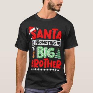 T-shirt Enfants Père Noël me promeut à Big Brother Christm