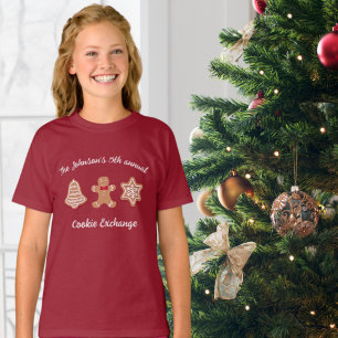T-shirt Enfants personnalisés Chemise Noël Échange de cook