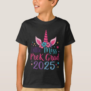 T-shirt Enfants Petite Miss Pré-k Grad préscolaire Filles
