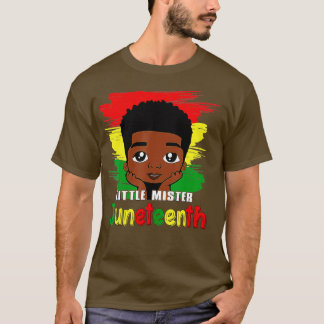 T-shirt Enfants Petite Mister Junetdix Black Boy Toddler P