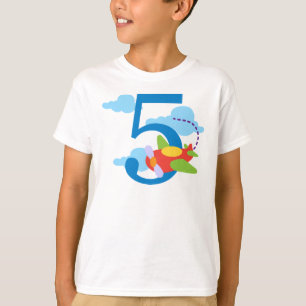 T-shirt Enfants-petits Cinquième anniversaire
