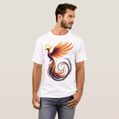 T-shirt Enfants Phoenix Fiery (Devant entier)