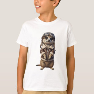 T-shirt Enfants Pilotes de Suricate Aventureux