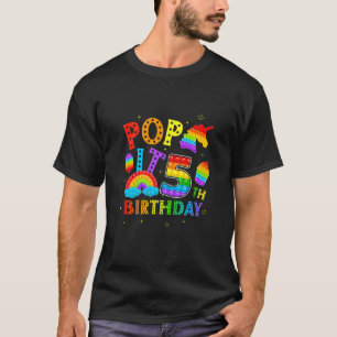 T-shirt Enfants Pop It 5e anniversaire 5 ans Popup Party p