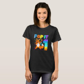 T-shirt Enfants Pop It Fox Heureux 1e anniversaire un mign (Devant entier)