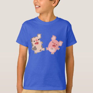 T-shirt Enfants Portes De Caricature Dansantes
