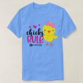 T-shirt Enfants Poulets Règle Beau Poulet Bébé Poulet Joye (Design devant)