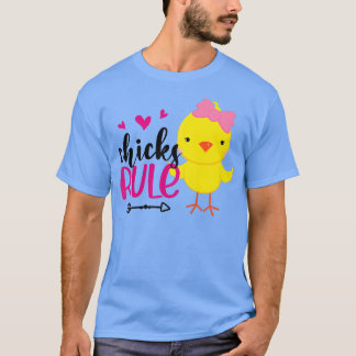 T-shirt Enfants Poulets Règle Beau Poulet Bébé Poulet Joye