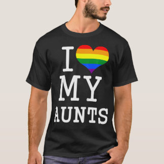 T-shirt Enfants Pour Mes Aunties Gay Lgbt Vêtements Bébé J