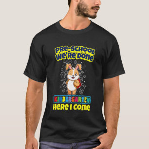 T-shirt Enfants Pré-école Nous avons fini maternelle ici I