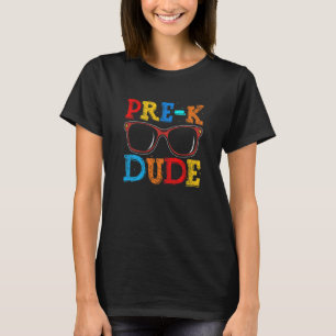 T-shirt Enfants Pré K Dude Premier jour de la maternelle R