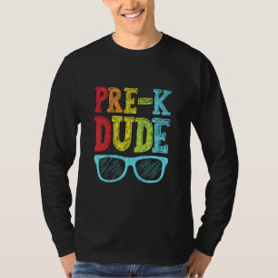 T-shirt Enfants Pré K Mec Premier Jour Des Garçons De L'Éc