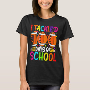 T-shirt Enfants que j'ai abordé 100 jours d'école - Footb