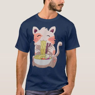 T-shirt Enfants Ramen Chat Anime Bowl Kawaii Neko Japanese