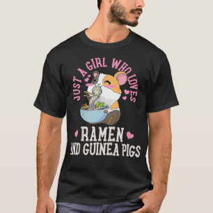 T-shirt Enfants Ramen nouilles Guinée Cochon Kawaii Cute C