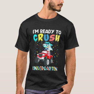 T-shirt Enfants Retour À L'École Maternelle Requin Je Suis