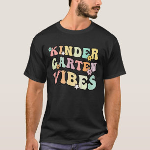 T-shirt Enfants Retour À L'École Maternelle Vibes Thé Étud