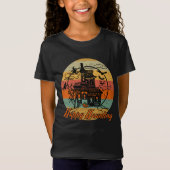 T-Shirt Enfants Retro Halloween Happy Haunting Haunting Ma (Devant)