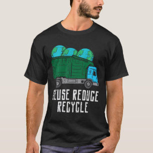 T-shirt Enfants réutiliser Réduire Recycle Garge Camion Ea